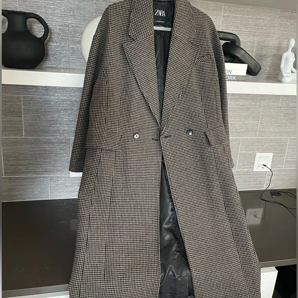 Zara wool long coat - Picture 3 of 4